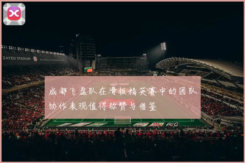 成都飞盘队在滑板精英赛中的团队协作表现值得称赞与借鉴