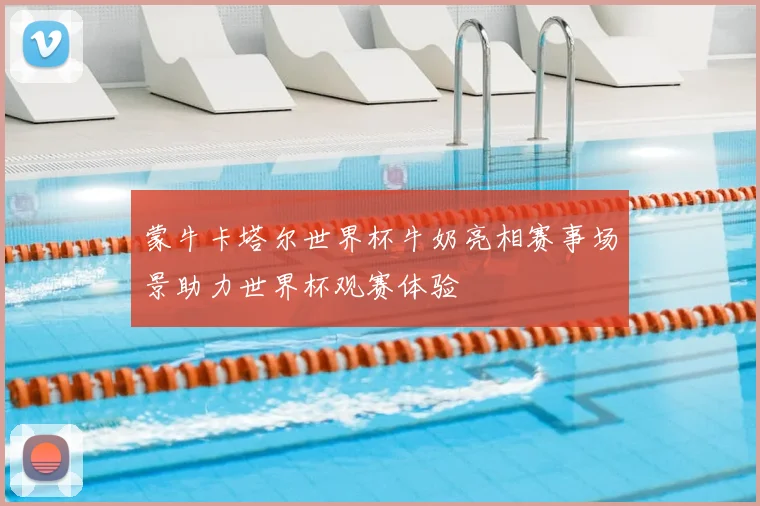 蒙牛卡塔尔世界杯牛奶亮相赛事场景助力世界杯观赛体验